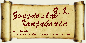 Zvezdoslav Konjaković vizit kartica